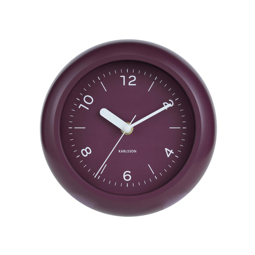 Karlsson wandklok Slope - paars - Ø20cm - vtwonen shop