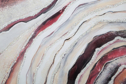 Mauro Ferretti schilderij - 80x2,8x80 cm - multicolor