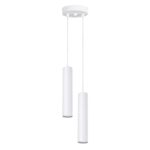 Sollux Lighting Hanglamp LAGOS 2P wit - 15x15x118cm