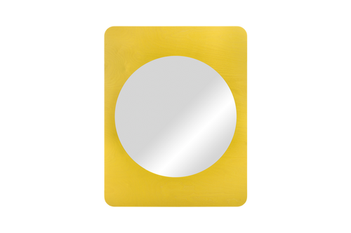 noo.ma AKU Berkenhouten spiegel - Yellow Mellow - vtwonen shop