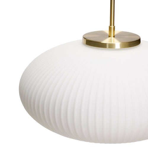 Hübsch hanglamp Serene - glas/ijzer - ø40xh38cm, e27