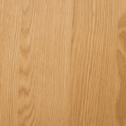Furnhouse vitrinekast Nyborg - Natuurlijk eikenhout - MDF, Eikenfineer, Glas - 45x123x146