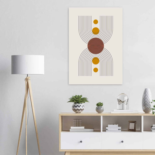 Artfulprints  Boho – Centered shape   poster 70x100 cm - vtwonen shop