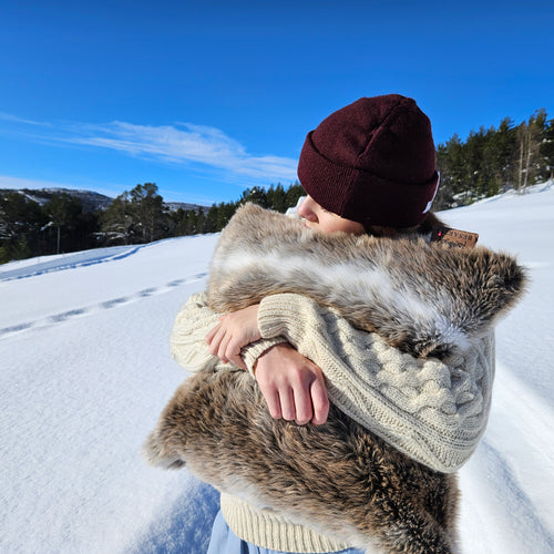 Besarto, draadloos Warmtekussen, Gatto immitatiebont