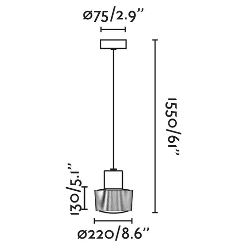 Faro Muffin Buitenplafondlamp donkergrijs 1x E27 IP44
