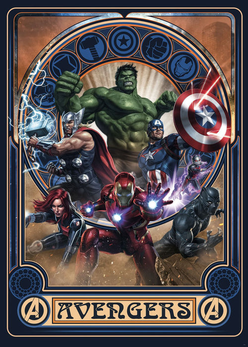Sanders & Sanders fotobehang The Avengers multicolor - 200 x 280 cm - 612089