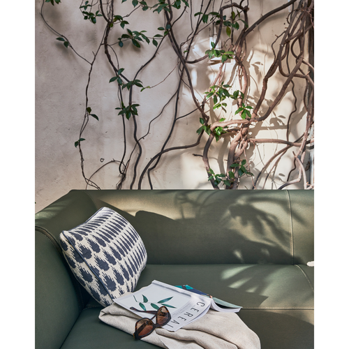 vtwonen 3-zits bank buiten Hollandia - PVC - Groen - 74x230x85 - vtwonen shop