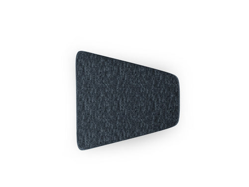 Micadoni Poef Miley chenille, koningsblauw - 79x88x40cm