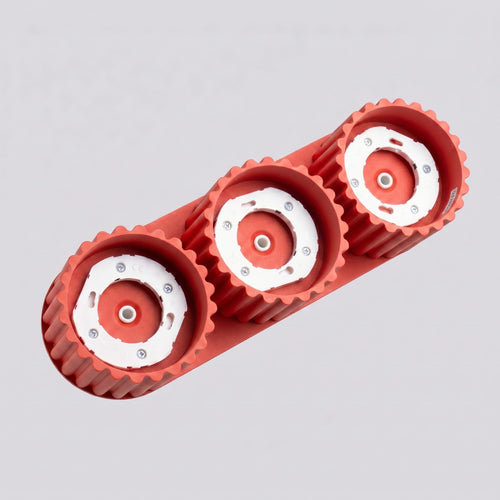 Sollux Lighting Plafondlamp AURA 3 rood Gx53 - 32,5x10x8cm