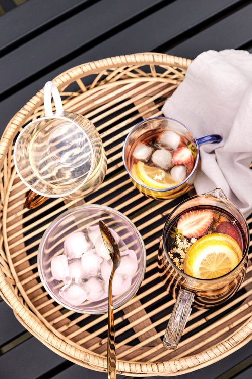 Hübsch kan Lemonade - glas - ø10xh25cm - vtwonen shop