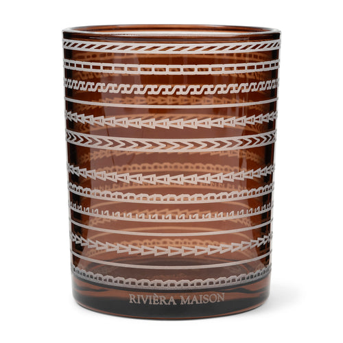 Rivièra Maison RM Peraia Votive brown - Glas - Bruin - vtwonen shop