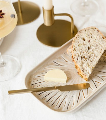 S|P Collection - Botermes mat goud Terno - Set van 6