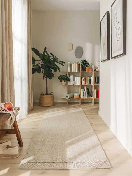 benuta wollen loper Imke - beige - 80x250 cm