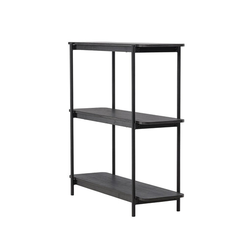 Nest living Werne Lage Houten Boekenkast - B 120 cm - Zwart - vtwonen shop