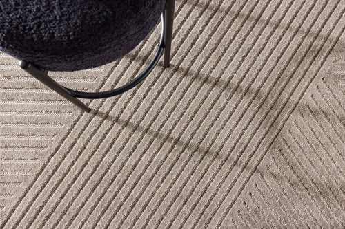 Rebellenclub Vloerkleed Monti - 340 x 240 cm - Bruin - vtwonen shop