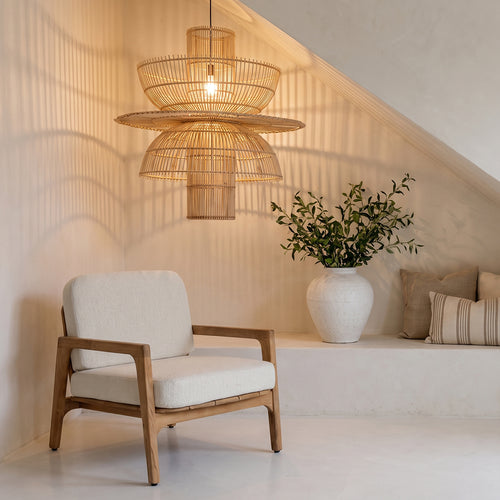 Raw Materials Saturn rotan hanglamp - Ø 65x63 cm