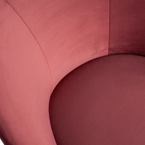 BePureHome Vogue Fauteuil -Polyester - Chestnut - 69x57x70
