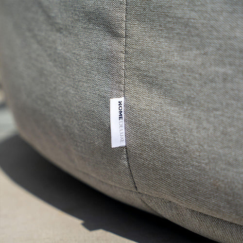 HOME DELUXE XXL Outdoor zitzak CLOUD met hocker - Lichtgrijs - vtwonen shop