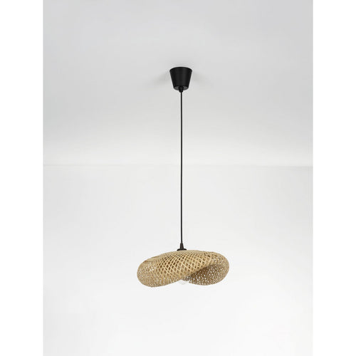 Nova Luce ADALINE 42 cm koepelvormige hanglamp voor plafond, natuurlijke fitting E27, 1x12W
