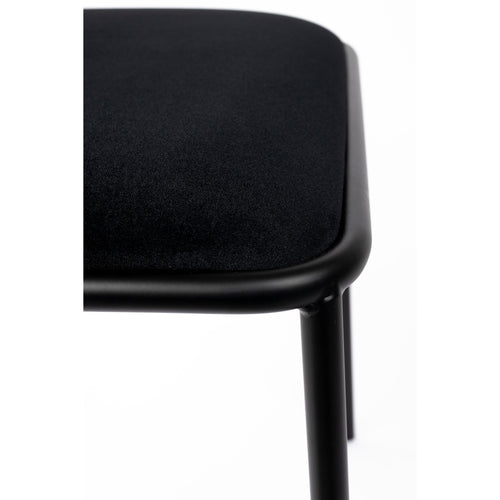 Zuiver Alba Eetkamerstoelen armleuning Zwart/Zwart - Set van 2