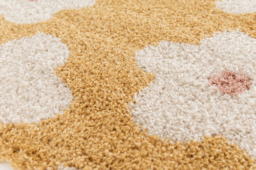 AFK Living vloerkleed Bloemen - voor kinderen - geel - 120 x 170 cm - vtwonen shop