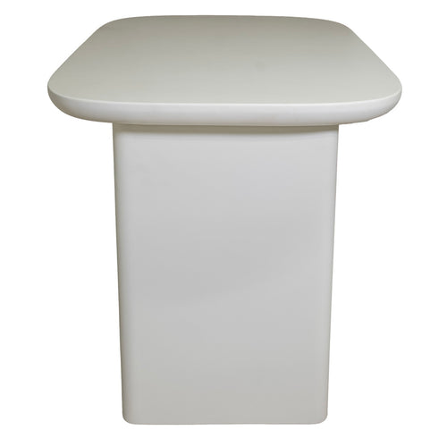 Giga Meubel Countertafel Maya - Deens Ovaal - Wit - 160 x 90 x 90 cm