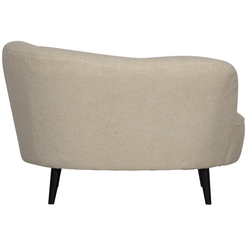 WOOOD loungefauteuil rechts Sara - Teddy - Off White - 71x112x81 - vtwonen shop