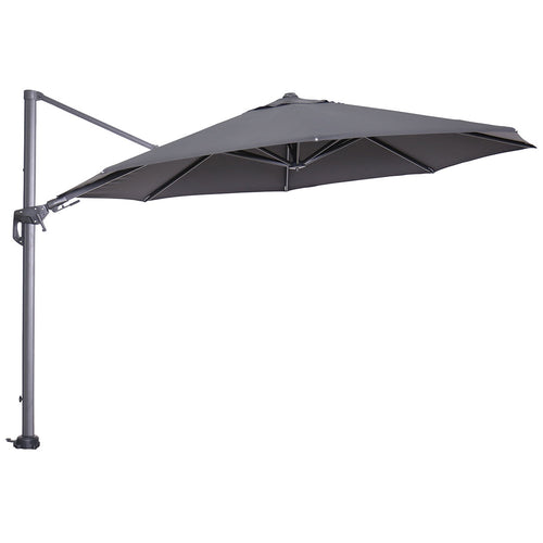 Hawaii parasol - Ø350 cm - carbon black - donker grijs - vtwonen shop