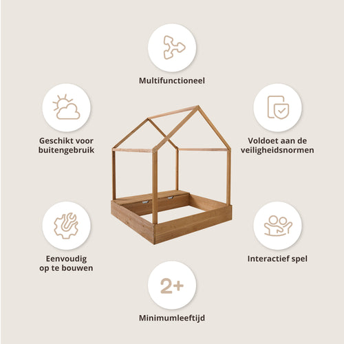 Petite Amélie Houten Zandbak PROVENCE