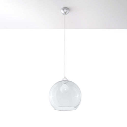 Sollux Lighting Hanglamp BALL transparant - 30x30x120cm