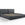 Micadoni Opbergbed met hoofdeinde Jodie 200x200cm, structurele stof, blauw - 228x254x108cm