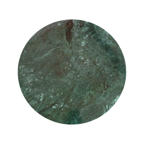 Marmeren bijzettafel rond - groen - 50x50x50 cm
