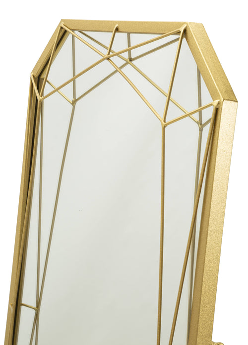 Mauro Ferretti staande spiegel - 46x54x153 cm - goud
