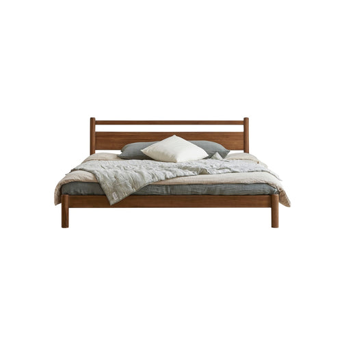 Tikamoon Teakhouten bed 160 x 200 - Bruin - vtwonen shop
