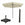 Garden Impressions stokparasol Delta d grijs Ø300 cm met 40kg Eureka voet en hoes