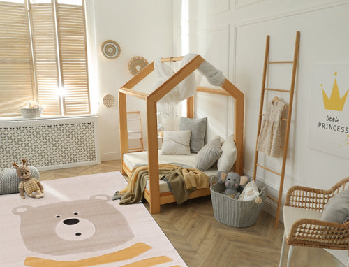AFK Living vloerkleed Teddy - voor kinderen - geel - 120 x 170 cm - vtwonen shop