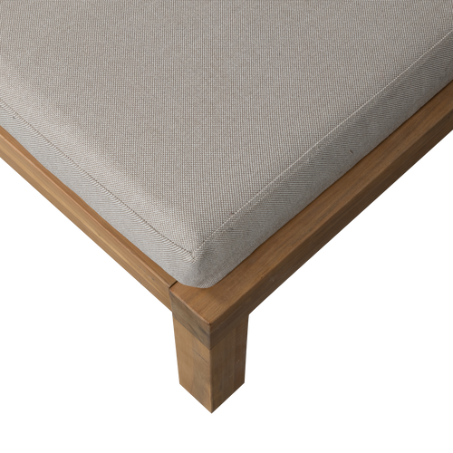 vtwonen tuin hocker/ bijzettafel Relax - Acaciahout - Naturel/ Zand - 40x90x60