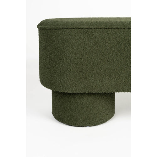 Housecraft Living Marcos Bankje Bouclé Groen - vtwonen shop