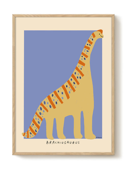 Madelen - Brachiosaurus - Dino - PSTR studio Kunst Poster - vtwonen shop