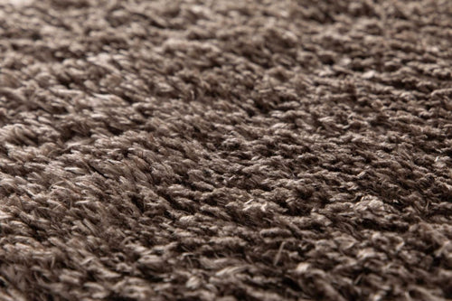 Interieur05 Rond hoogpolig vloerkleed Fender taupe - 240 x 240 cm - vtwonen shop