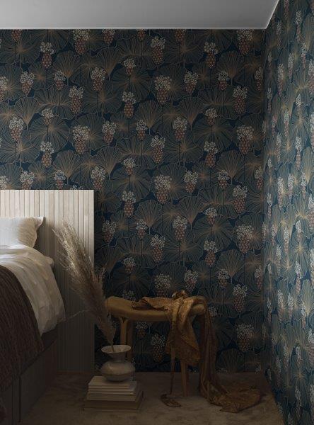 Borastapeter behang bloemen groen - 53 cm x 10.05 m - 660305 - vtwonen shop