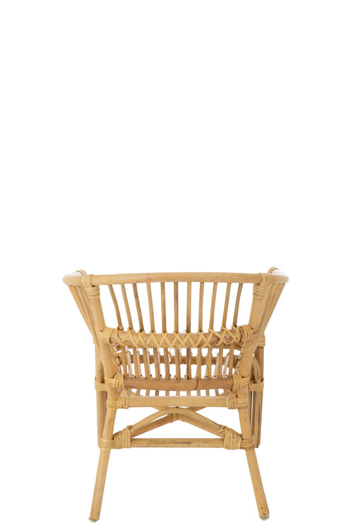 J-Line kinderstoel Filou - rotan - naturel