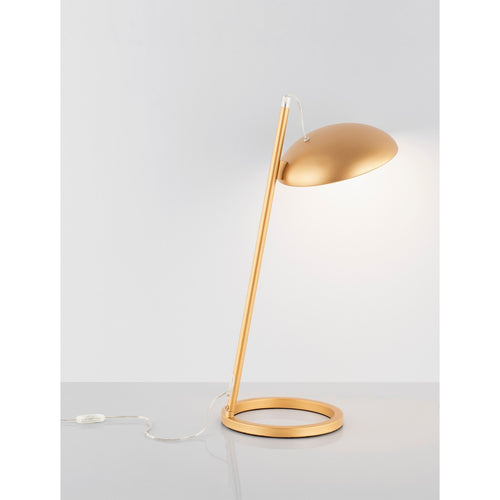 Nova Luce FLUTE Bureaulamp Sandy Gold Dimbaar LED 18W 1105lm 3000K