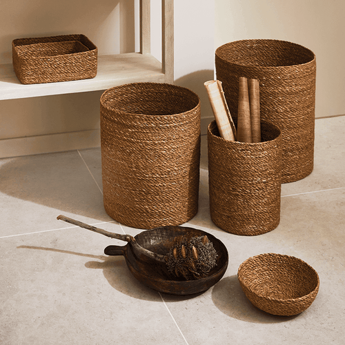 Urban Nature Culture manden Dorno, set of 2 Natural - 28.5x25x10cm - vtwonen shop