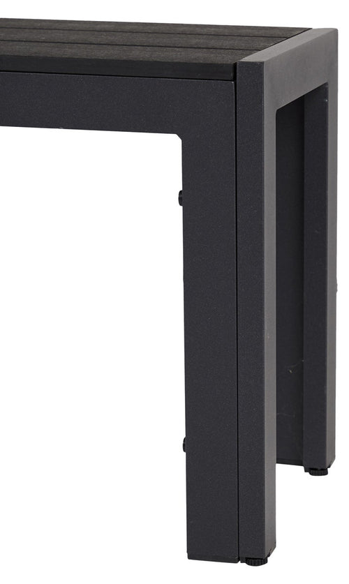 Lisomme Dylan tuinbank zwart - 132 x 30 cm - vtwonen shop