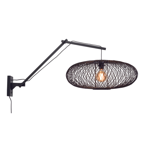 GOOD&MOJO wandlamp Andes - zwart - Ø60cm - vtwonen shop