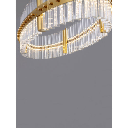 Nova Luce ΚΕΖΟ Hanglamp Platina Goud Triac Dimbaar LED 45W 2700lm 3500K
