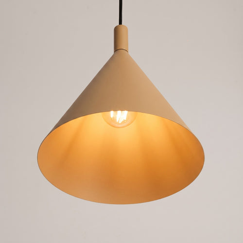 Sollux Lighting Hanglamp NOX 25 goud - 24,5x24,5x140cm