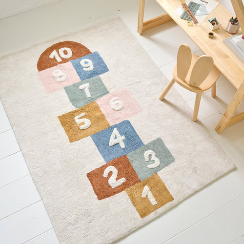 Petite Amélie Kindervloerkleed Hinkelspel- 120x 170cm