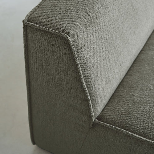 Tikamoon Modulaire bank van groene stof, 2-zits - Groen